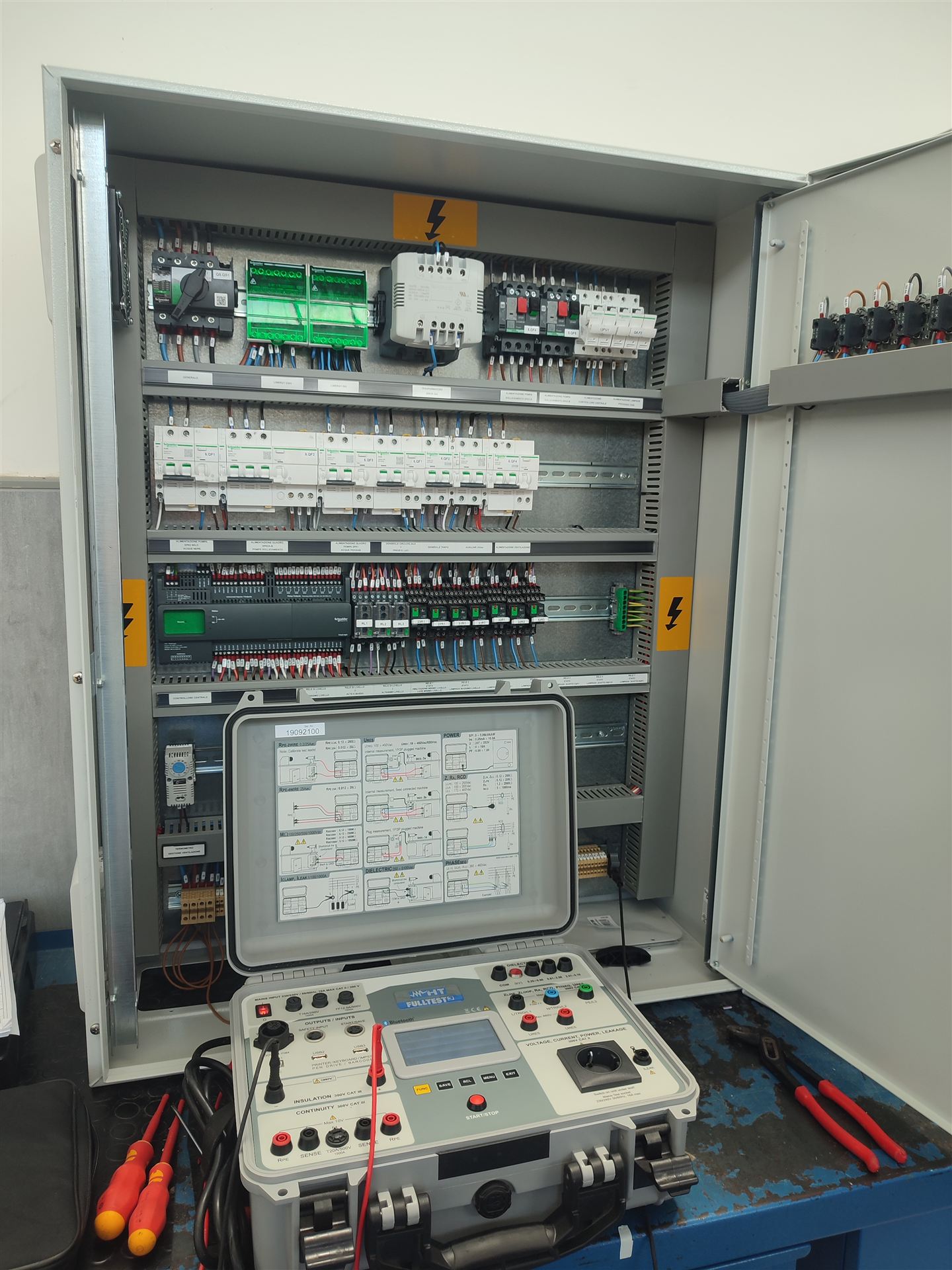 Collaudo strumentale di un quadro elettrico
